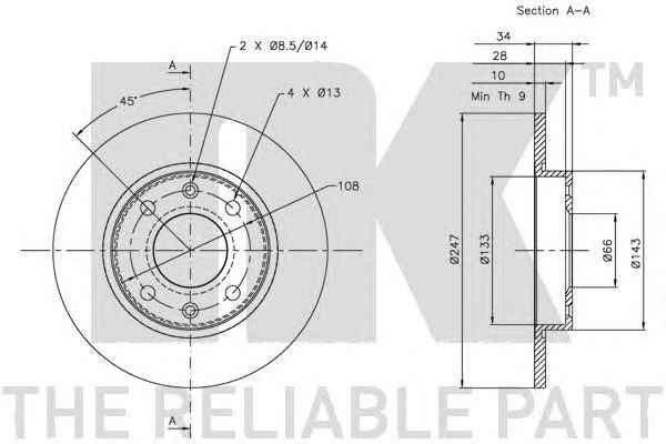 Disc frana