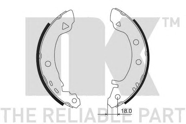 Set saboti frana FIAT BRAVA/ALFA 33