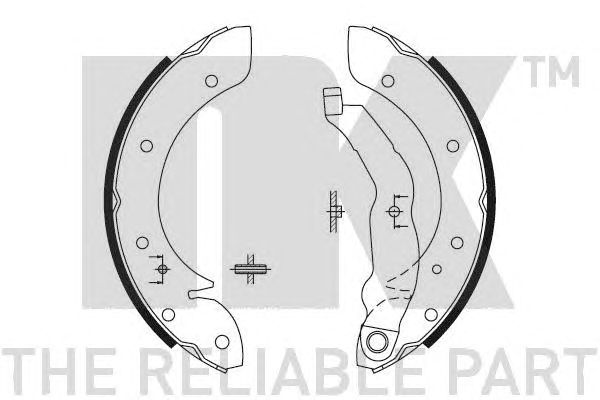 Set saboti frana BMW E36 316/318 90- 22841