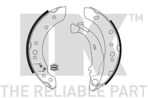 Set saboti frana CITROEN C2/C3 02-