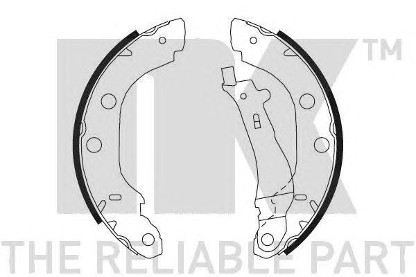 Set saboti frana RENAULT KANGOO 98- 228,642