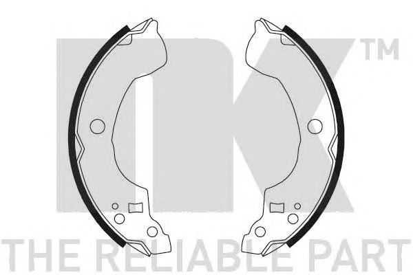 Set saboti frana NISSAN ALMERA N16 00-