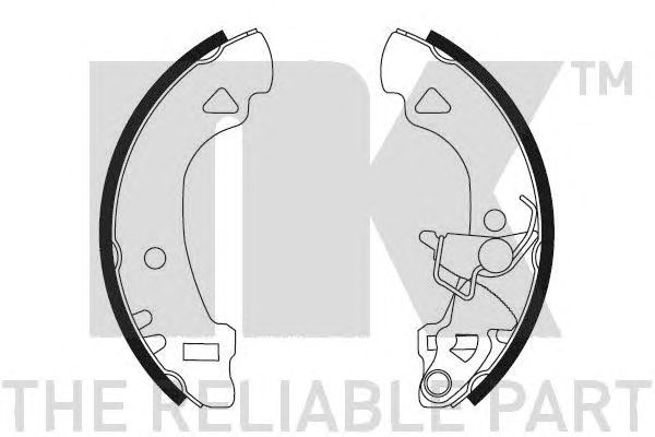 Set saboti frana FIAT UNO 93- SYS LOCKHEED