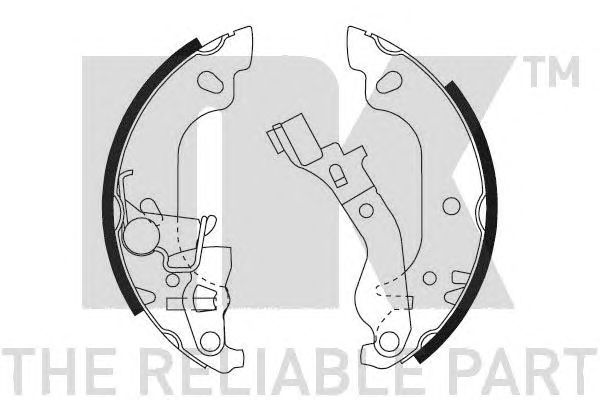 Set saboti frana FIAT PUNTO II 99- -ABS