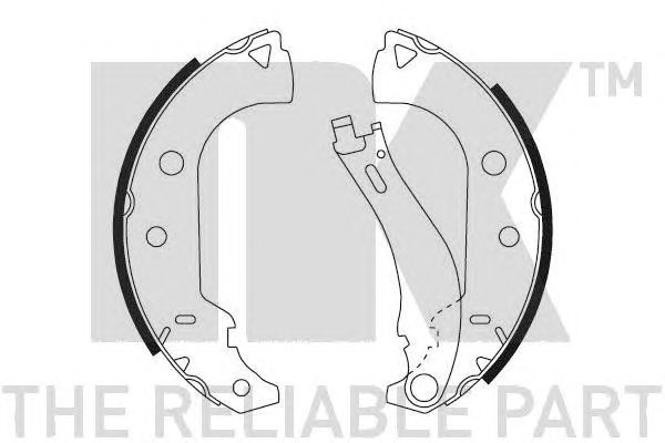 Set saboti frana FIAT PALIO/SIENA/STRADA 00- BENDIX