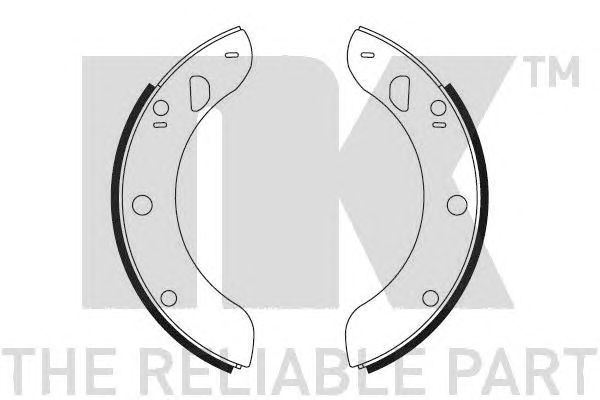 Set saboti frana NISSAN X-TRAIL 2,2-2,5 01-