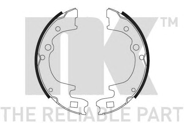 Set saboti frana KIA K2500/K2700 22057/MAZDA E2200