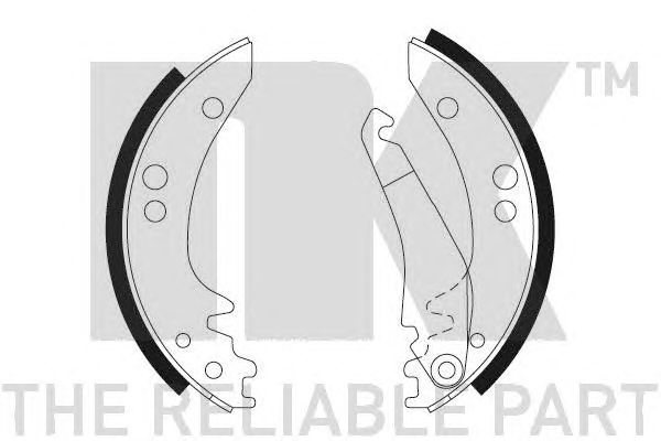 Set saboti frana MERCEDES-BENZ 207-210