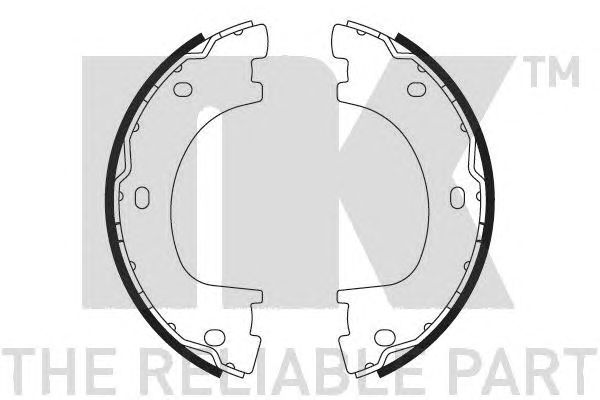 Set saboti frana, frana de mana MERCEDES-BENZ SPRINTER 06- 172X42 5T