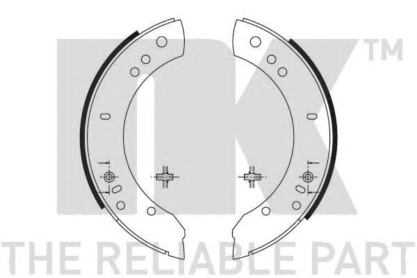 Set saboti frana LAND ROVER DEFENDER 2,5 TDI 90-98