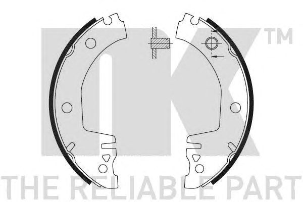 Set saboti frana SKODA FAVORIT 20032