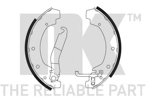 Set saboti frana VW LT 35-55 79-