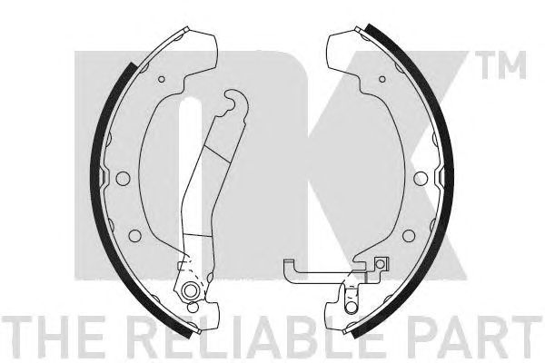 Set saboti frana VW LT 28-35 80-