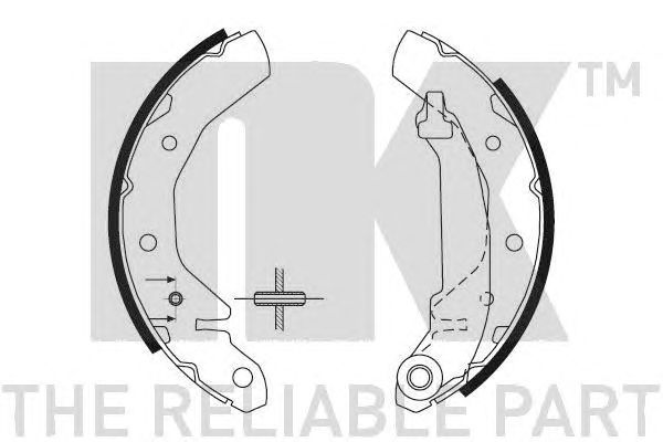 Set saboti frana DAEWOO TICO/MATIZ