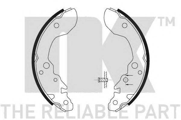 Set saboti frana SUZUKI X-90 1,6 16V 95- 22036