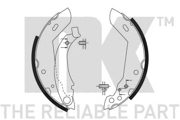 Set saboti frana RENAULT CLIO 9/11/18/19 18040 SY