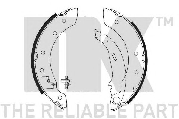 Set saboti frana RENAULT CLIO II 98- 20338 LUCAS