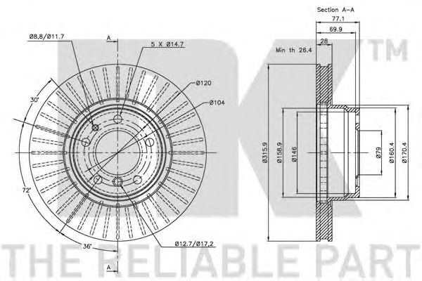 Disc frana