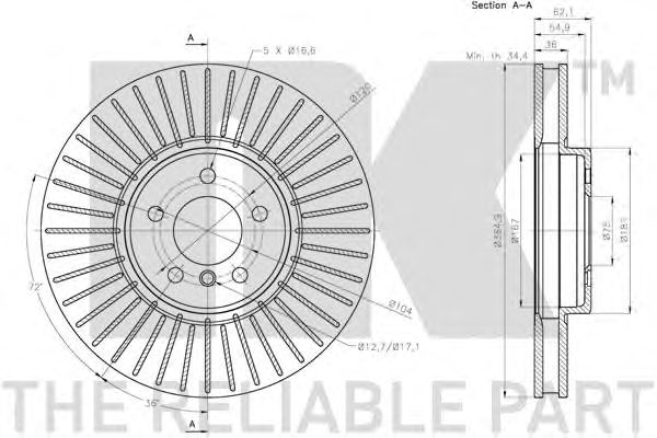 Disc frana