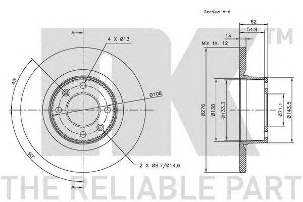 Disc frana