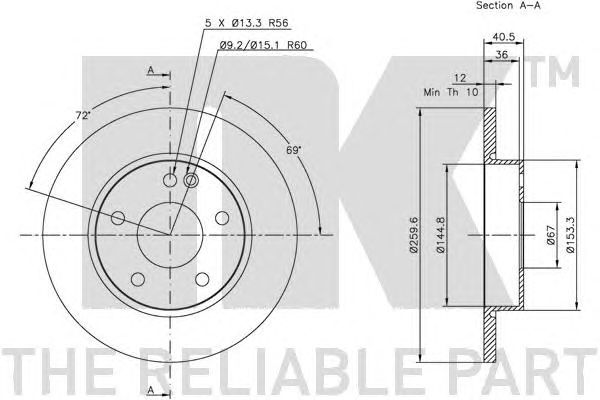 Disc frana