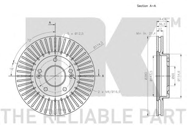 Disc frana