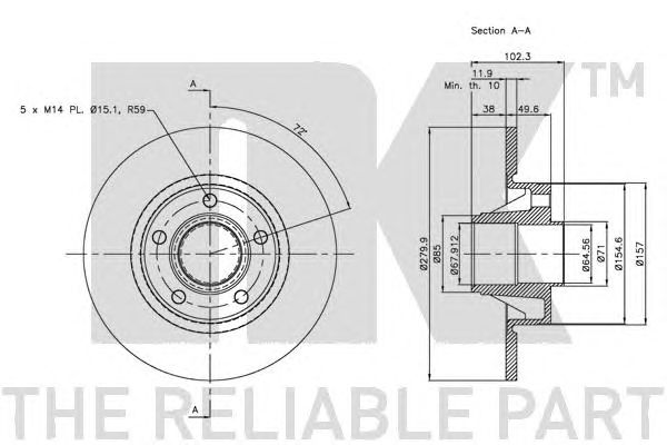 Disc frana