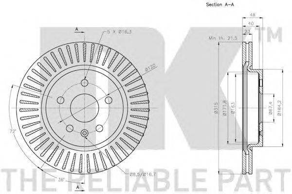 Disc frana