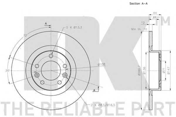 Disc frana