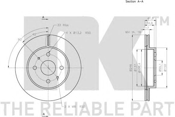 Disc frana