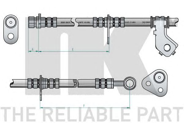 Furtun frana HONDA CIVIC 95-01