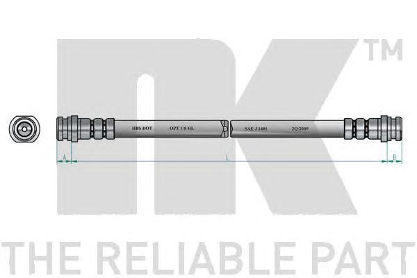 Furtun frana MITSUBISHI PAJERO 82-91 220MM