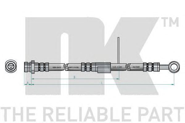 Furtun frana HYUNDAI MATRIX 01-10 520MM