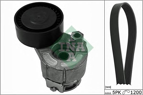 Set curea transmisie cu caneluri RENAULT 1,4/1,6/1,5DCI