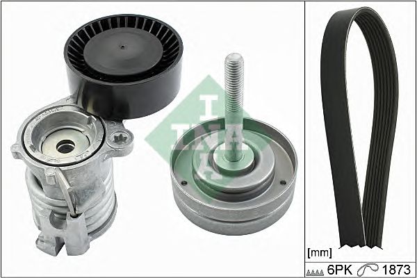 Set curea transmisie cu caneluri VW 1,2 SKODA/SEAT