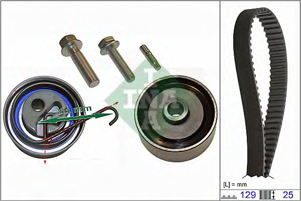 Set curea de distributie OPEL 1,7 CDTI 02- ASTRA 129Z