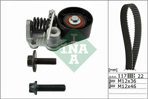 Set curea de distributie FORD PUMA 1. 7 16V 06. 97-12. 01