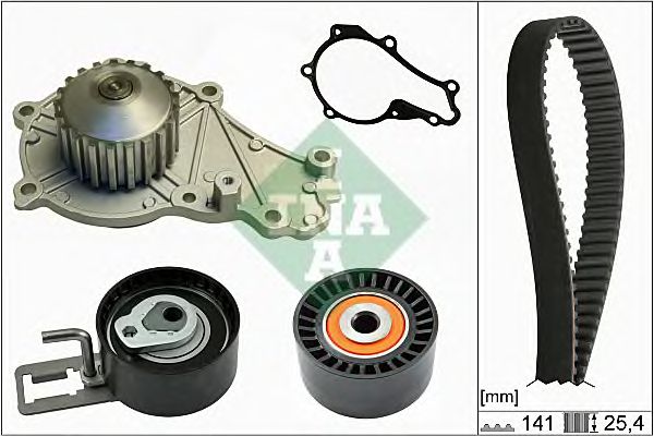 Set pompa apa + curea dintata FORD 1,5TDCI/1,6TDCI 10-