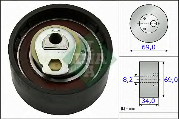 rola intinzator,curea distributie FIAT 2,3JTD