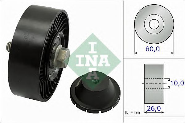 Rola ghidare/conducere, curea transmisie BMW N52/54