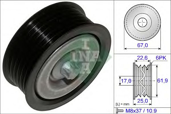 Rola ghidare/conducere, curea transmisie VW M272