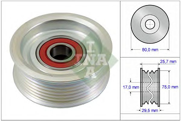 Rola ghidare/conducere, curea transmisie HONDA ACCORD VIII 2.0 02.03-