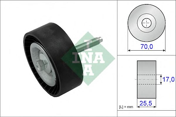 Rola ghidare/conducere, curea transmisie FORD 2,0TDCI 07-