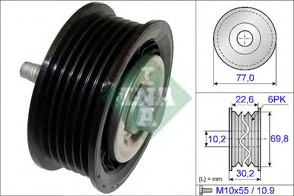 Rola ghidare/conducere, curea transmisie OPEL ASTRA J, INSIGNIA 2.0CDTI 07.08-/ SAAB 2.0TTID 05.10-