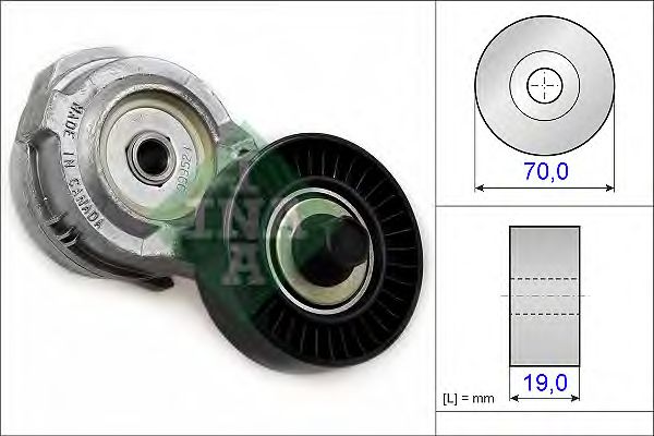 intinzator,curea transmisie CHRYSLER PT CRUISER 2,4 00-