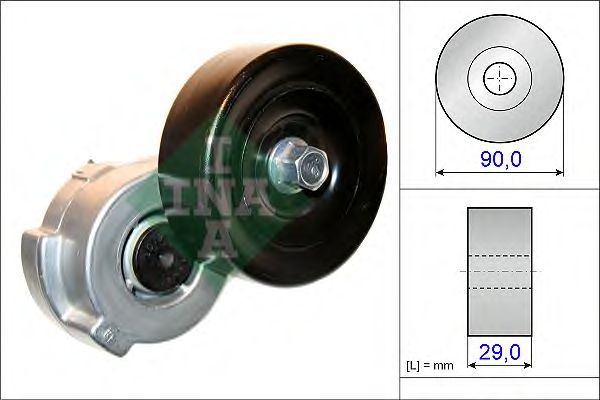 intinzator,curea transmisie CHRYSLER 3,3/3,8 VOYAGER 90-