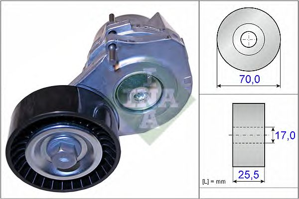 intinzator,curea transmisie OPEL 1,7CDTI 07-