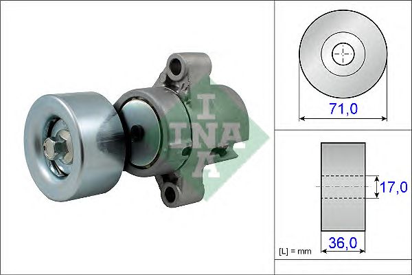 intinzator,curea transmisie MAZDA 6 2,0DI 02-07