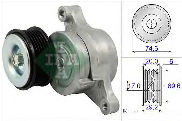 Intinzator curea, curea distributie MAZDA 2 1,3/1,5 07-