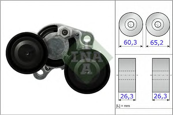 intinzator,curea transmisie BMW 1/3/5/X3 1.6-3.0D 12.10-